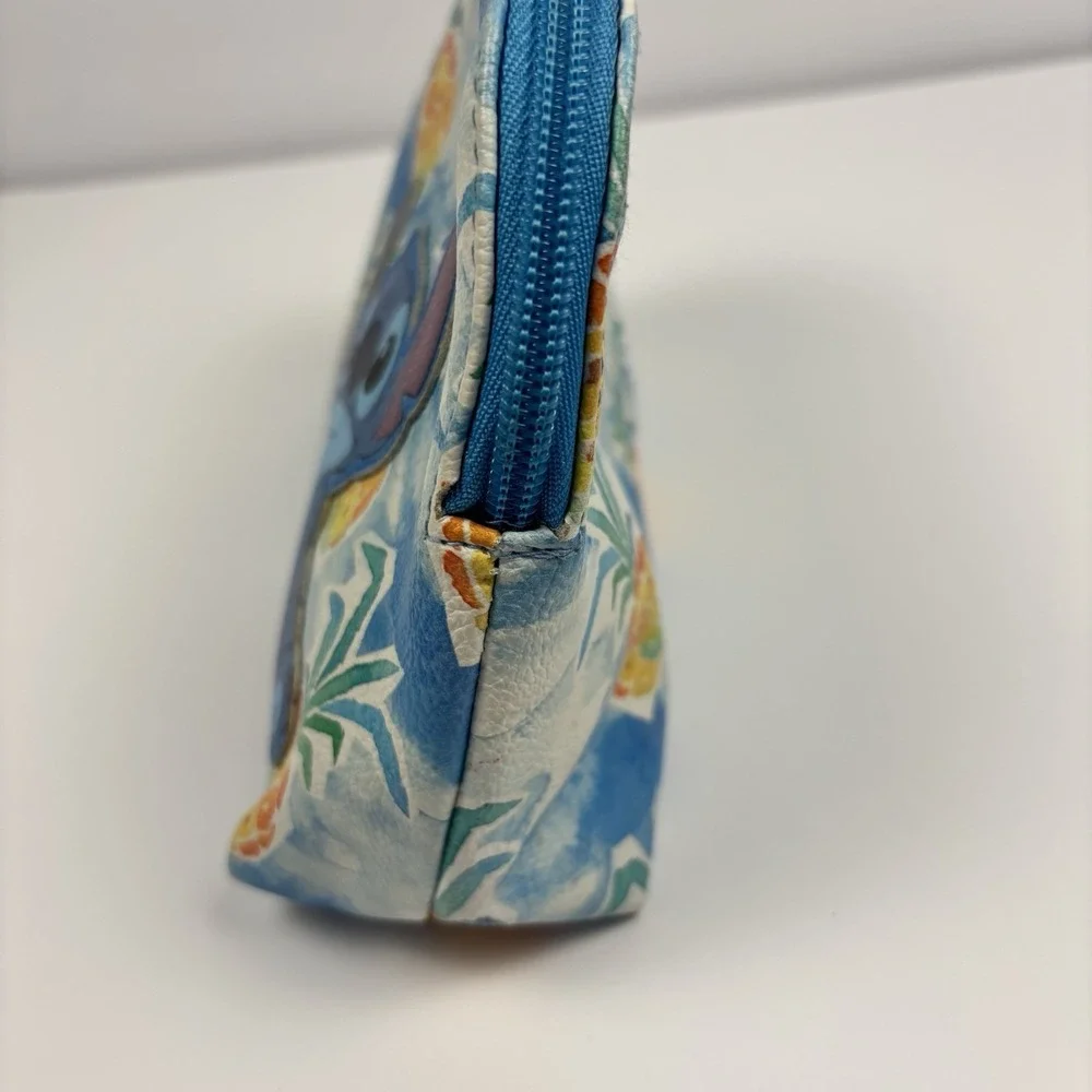 Disney‎ Lilo & Stitch Makeup Bag Cosmetic Pouch Travel Tote Pineapple
